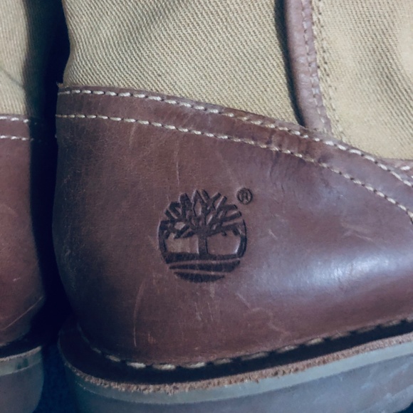 Timberland canvas and leather heavy duty boots - Picture 5 of 8